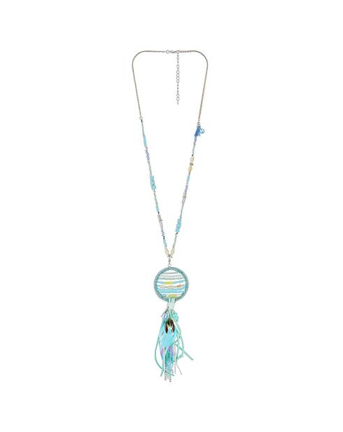 Sautoir Pendentif Meluane bleu
