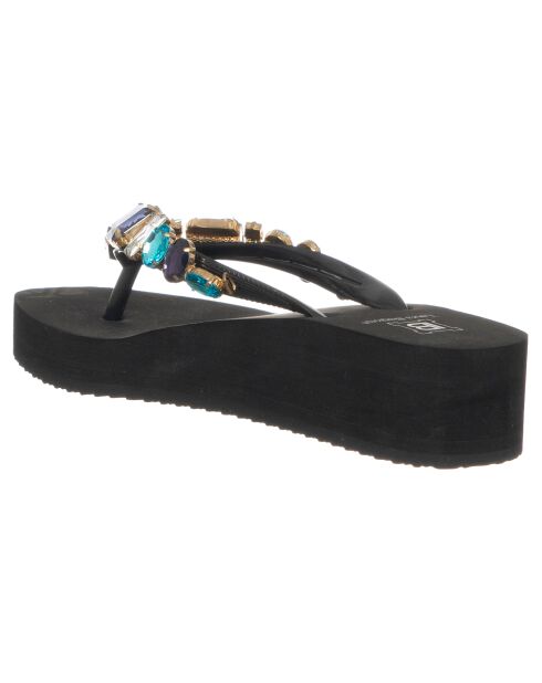 Tongs Compensées Skyala noires