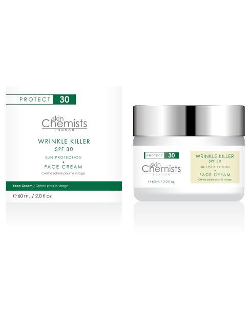 Anti-Falten-Sonnenschutz-Tagescreme SPF 30 - 60 ml