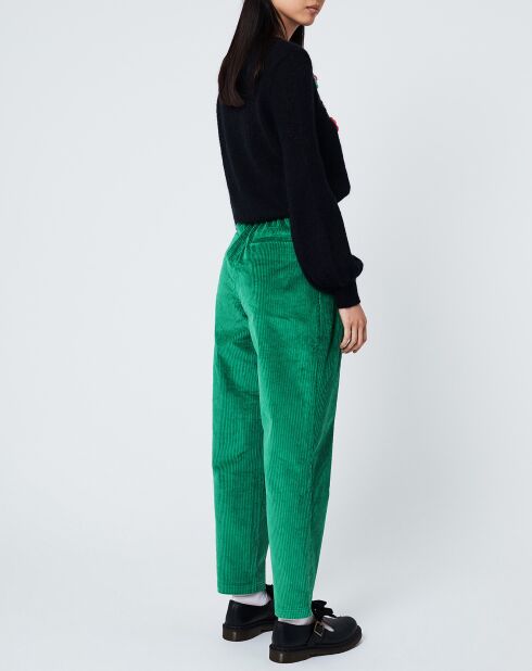 Pantalon Bettina vert emeraude