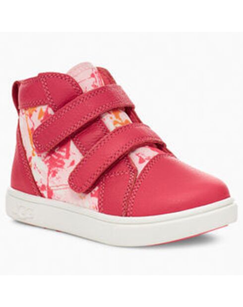 Sneakers en Toile & Cuir Rennon II roses