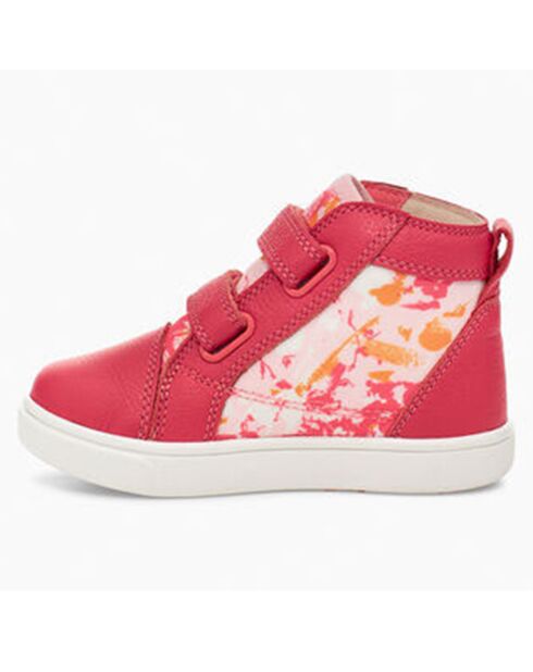 Sneakers en Toile & Cuir Rennon II roses