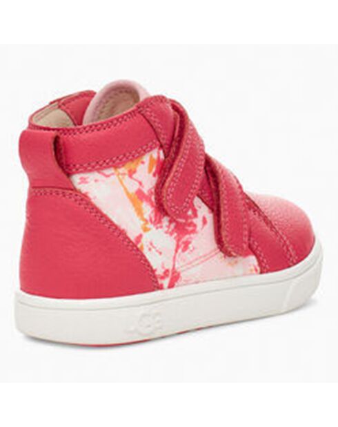 Sneakers en Toile & Cuir Rennon II roses