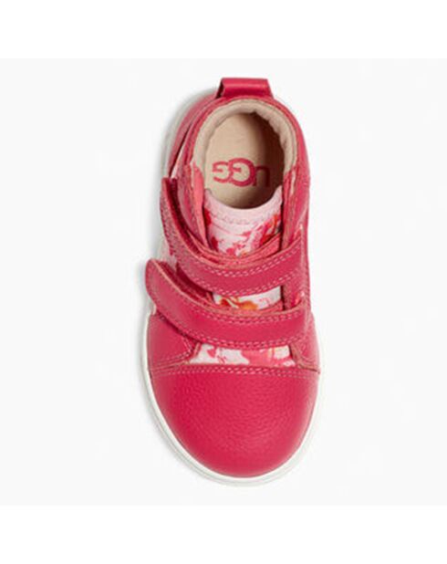 Sneakers en Toile & Cuir Rennon II roses