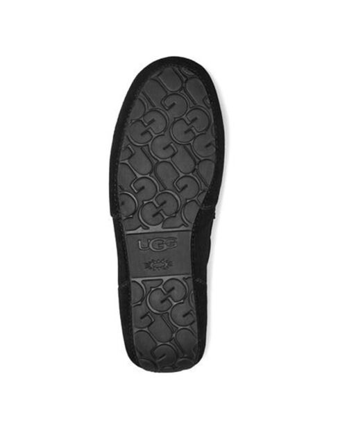 Mocassins chester en Velours de Cuir Chester Plaid noirs