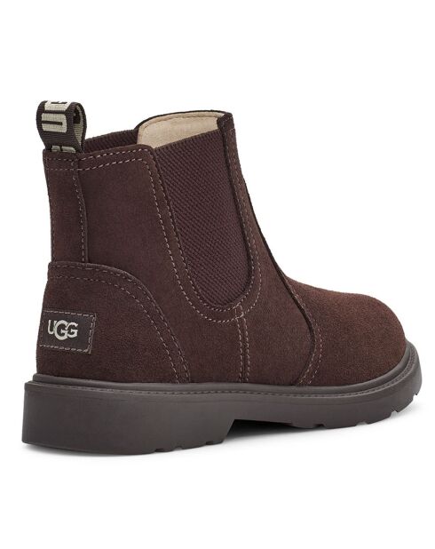 Chelsea Boots en Velours de cuir Bolden marron foncé