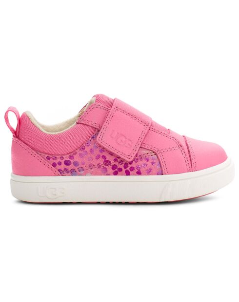 Sneakers en Velours de Cuir Rennon LoSpots roses