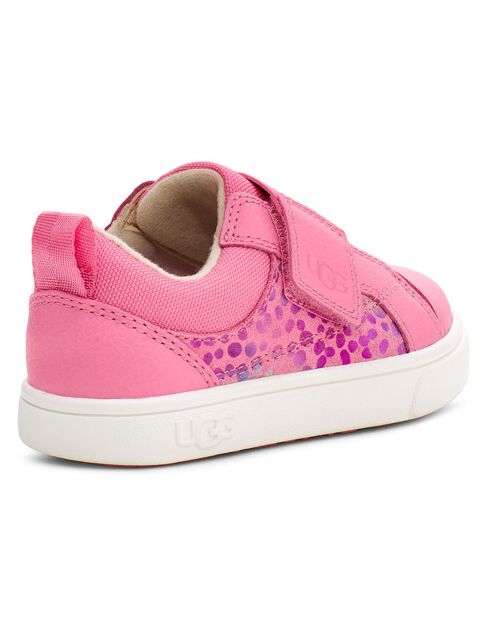 Sneakers en Velours de Cuir Rennon LoSpots roses