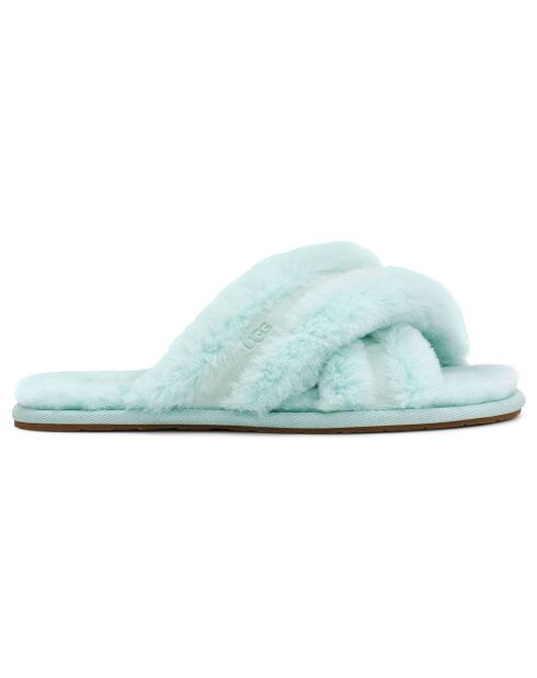 Chaussons en Peau de mouton Scuffita bleus