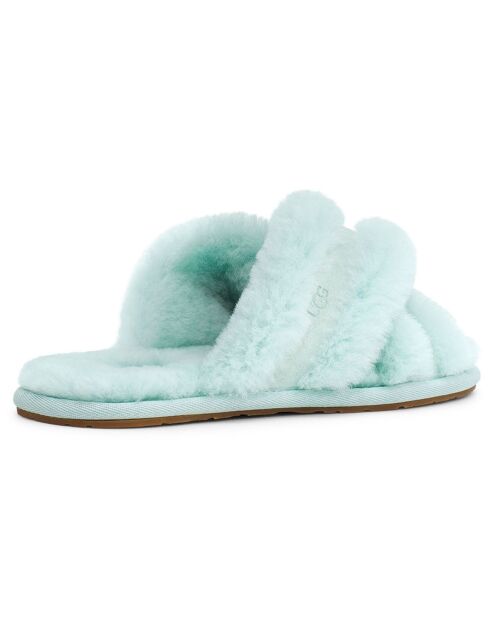 Chaussons en Peau de mouton Scuffita bleus