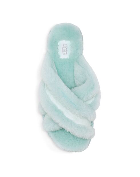 Chaussons en Peau de mouton Scuffita bleus