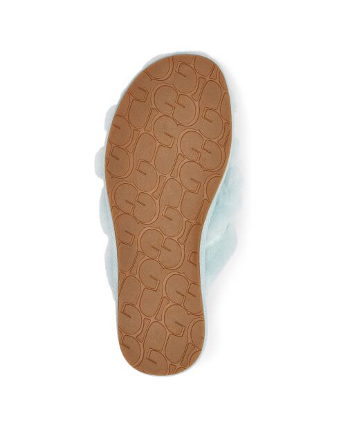 Chaussons en Peau de mouton Scuffita bleus