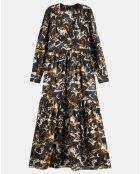 Robe Longue Print Nuage nuit