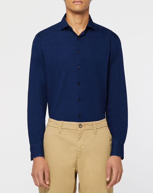 Chemise Slim fit bleu moyen