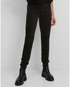 Pantalon en Velours de coton bio Slim Mavas noir