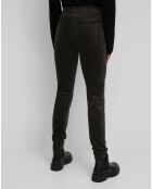 Pantalon en Velours de coton bio Slim Mavas noir