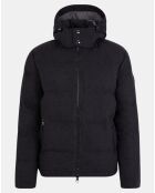 Doudoune en Flanelle Puffer gris foncé