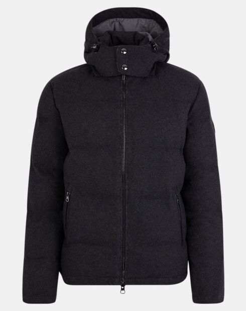 Doudoune en Flanelle Puffer gris foncé