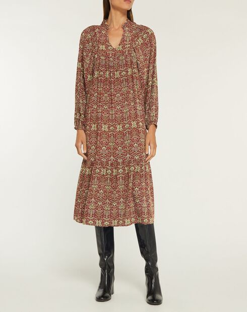 Mehrfarbiges Kleid Leandra