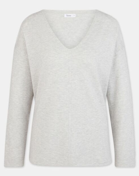Pull Elsa gris clair