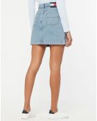 Jupe Regular en Jean Mom bleu clair