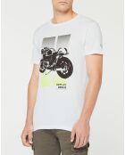 T-Shirt Moto Bike blanc