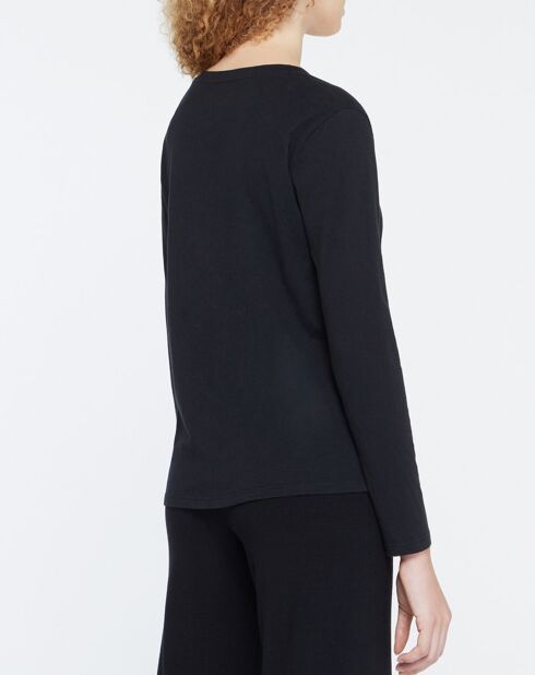 T-Shirt 100% Coton Bio O-Line noir