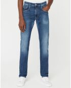 Jean Slim en Coton Bio 573 Pck Anbass bleu moyen