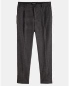 Pantalon Chino Pince Regular Blacke gris