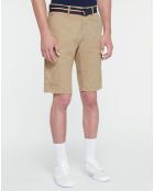 Bermuda 100% Coton Bio John Cargo beige