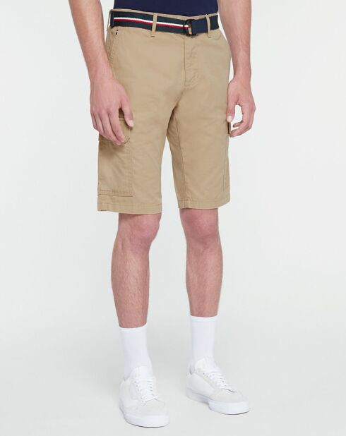 Bermuda 100% Coton Bio John Cargo beige