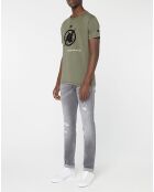 T-Shirt 100% Coton Bio Power Zeus kaki