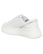 Sneakers en Cuir Brena blanc/argenté
