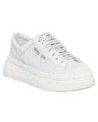 Sneakers en Cuir Brena blanc/argenté