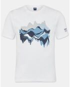 T-Shirt 100% Coton Bio Graphic blanc