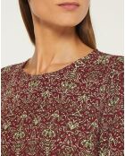 Blouse Leandra bordeaux