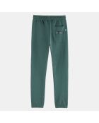 Pantalon de Jogging en Coton organique vert foncé