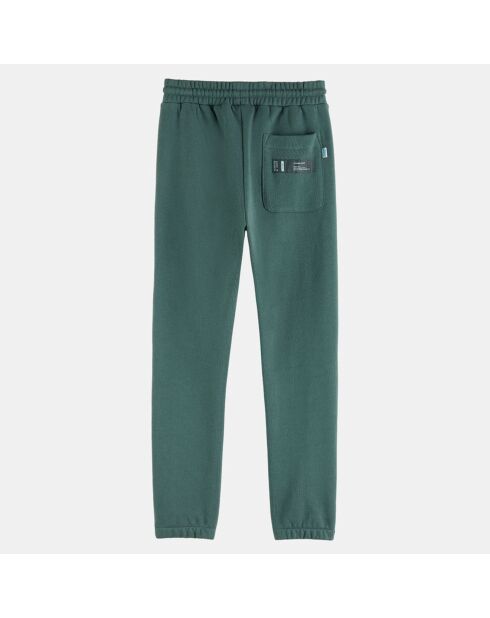 Pantalon de Jogging en Coton organique vert foncé