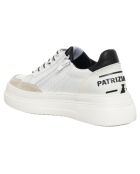 Sneakers en Cuir Gemma blanc/noir