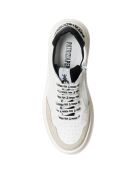 Sneakers en Cuir Gemma blanc/noir