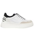 Sneakers en Cuir Gemma blanc/noir
