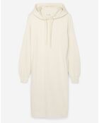 Robe sweat en Coton bio écrue