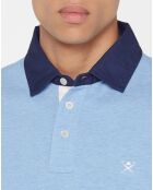 Polo Classic Fit Piqué Brand bleu ciel