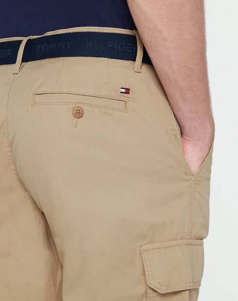 Bermuda 100% Coton Bio John Cargo beige