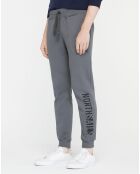 Jogging 100% Coton Bio Fleece Bottoms gris foncé