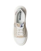 Sneakers Shina beige/argenté