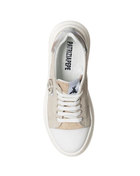 Sneakers Shina beige/argenté