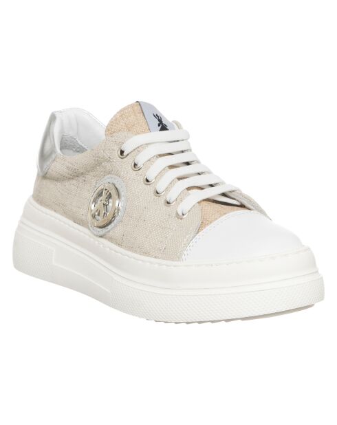 Sneakers Shina beige/argenté