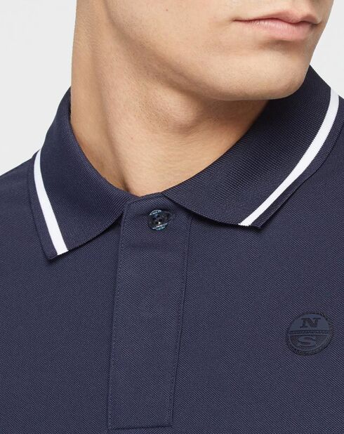 Polo Regular Coolmax®  bleu marine