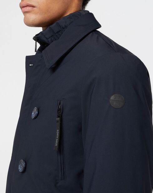 Caban Peacoat bleu marine